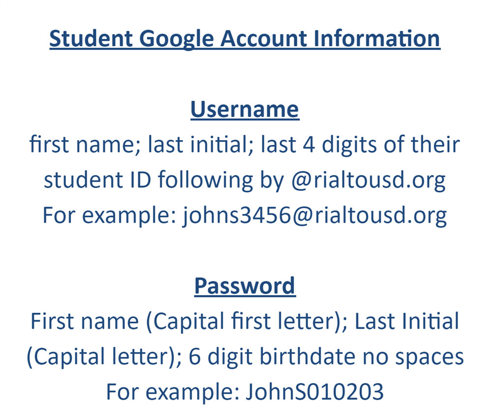 google account information google account information